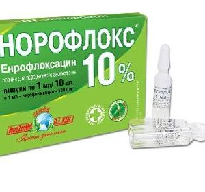 Норофлокс 10% оральный 1мл №10
