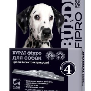 Капли Бурди Фипро для собак №4 (от блох и клещей)