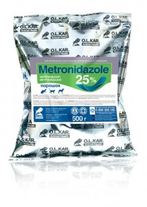 Метронидазол 25% 500 г O.L.KAR