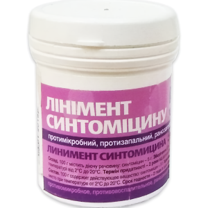 Мазь Синтамицыновая 50 г O.L.KAR. (линимент синтомицина)