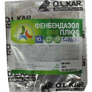 Фенбендазол плюс порошок 10 г O.L.KAR