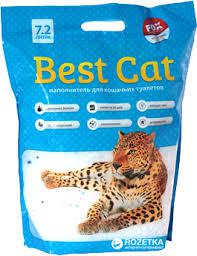 Силикагелевий наповнювач Бест Кет для котячого туалету Best Cat Blue 7,2 літра