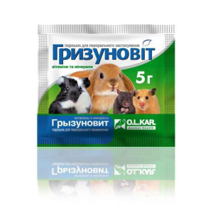 Вітаміни Грызуновит 5г. O. L. KAR
