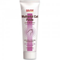 Вітамінно-мінеральна добавка для кішок Dolfos Multivital Cat Paste, 100 г
