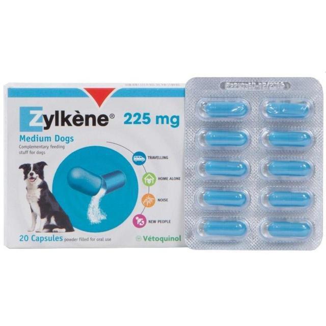 Зилкене (Zylkene) Vétoquinol 225 мг №10 (1капс/15кг) (для зняття стресу у собак)