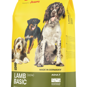 Сухий корм Josera JosiDog Lamb Basic (ЙозіДог Ламб Бейсік) для дорослих собак дієта з м'ясом ягняти, 18 кг