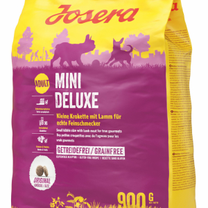 Сухой корм Josera MiniDeluxe (Йозера МініДелюкс) з ягням для собак малих пород, 900 г