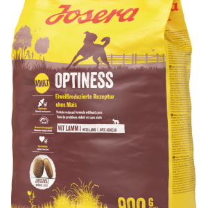 Сухий корм Josera Optiness (Йозера Оптінес) у великих гранулах зі зниженим рівнем білка, 900 г
