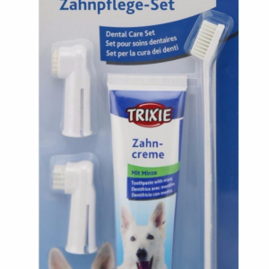 Зубна паста для собак Trixie TX-2561 з щіткою і двома насадками