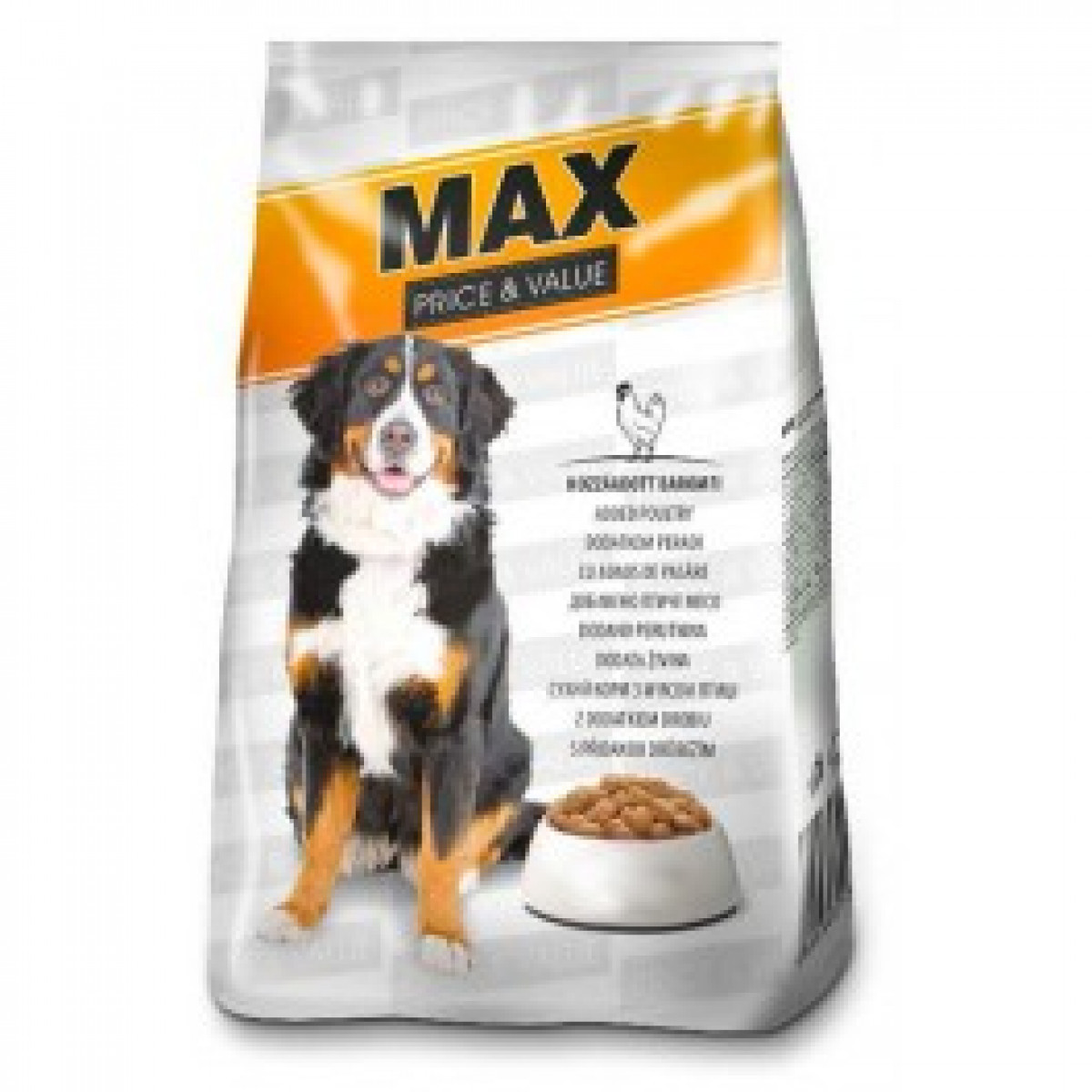 Сухий корм для собак MAX з птахом 10 кг