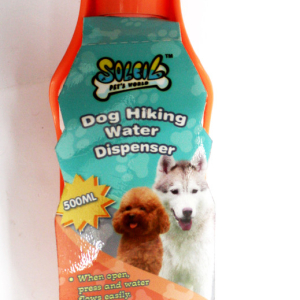 Поїлка для кішок і собак для прогулянки 500 мл