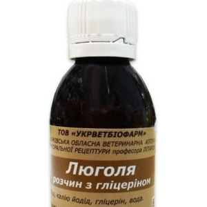 Люголя розчин, 50 р, Укрветбиофарм