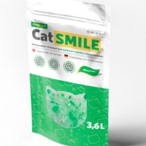Силикагелевий наповнювач Cat Smile (Кет Смайл) з ароматом Лаванди 3.6 л (1,8 кг)