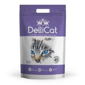 Силикагелевый наповнювач DelliCat Purple 5.0 л (фіолетовий) SGL025