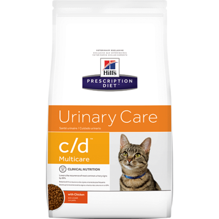 Лікувальний сухий корм для котів hill's Prescription Diet Feline Urinary Care c/d Multicare Chicken 1,5 кг