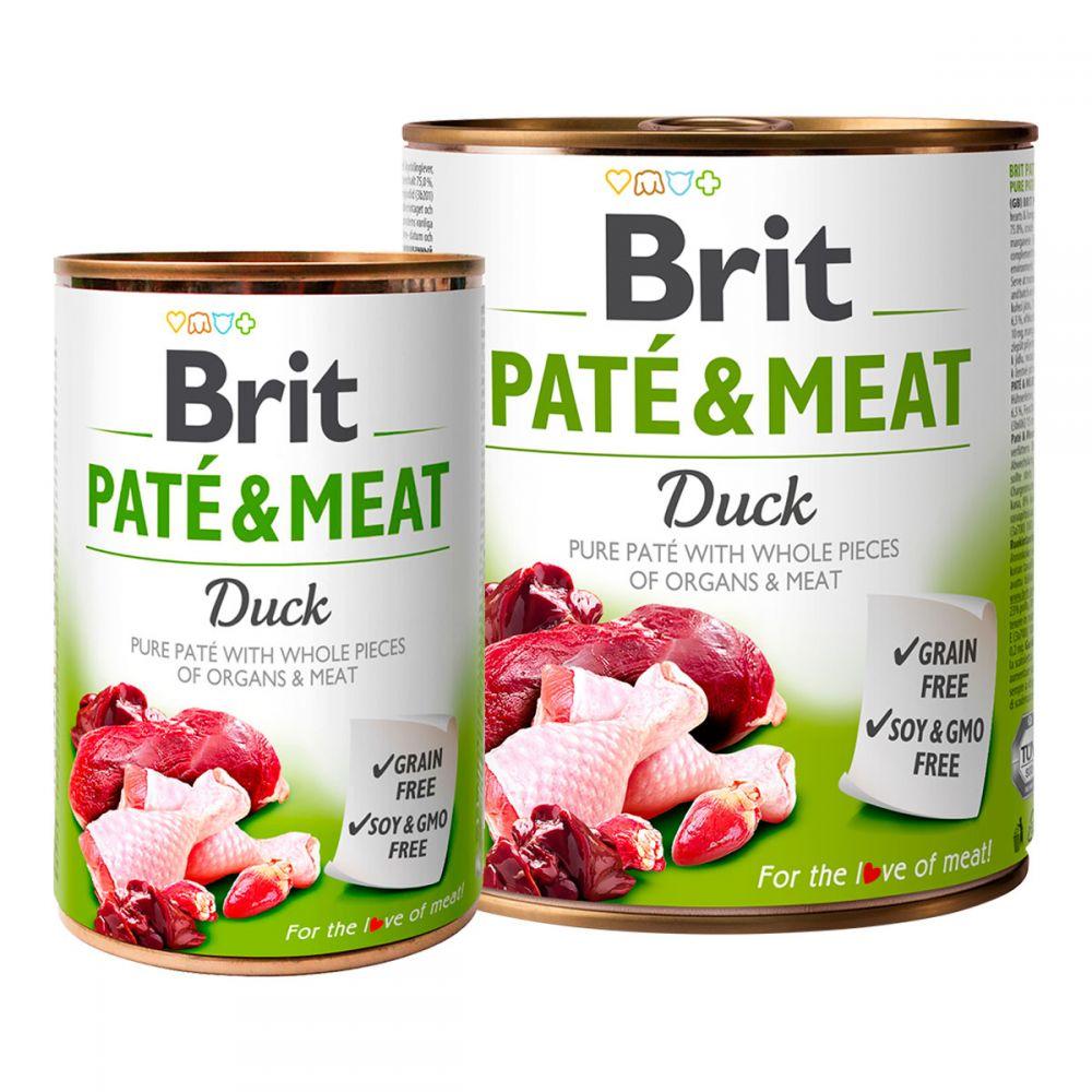 Brit Pete & Meat Duck Консерви для собак з качкою / 400 гр