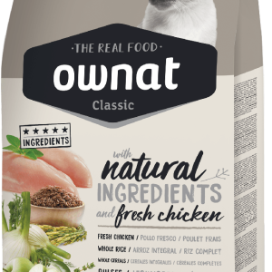 Сухий корм Ownat (Овнат) Classic Light (Cat) 1.5 кг для дорослих котів схильних до набору ваги