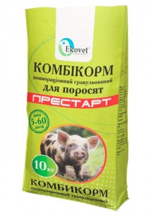 Комбікорм престартер для поросят 5-40 дней10 кг гранула