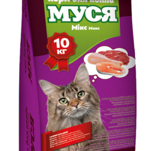 Корм для кішок Муся 10 кг мікс