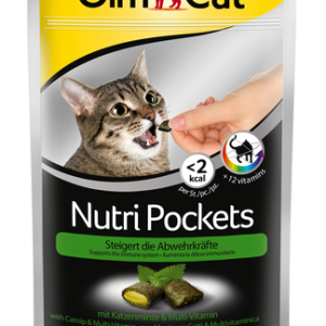 GimCat Nutri 60г - хрусткі подушки для кішок з котячою м'ятою (400723 )