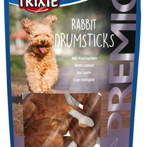 Trixie (TX-31546) PREMIO Rabbit Drumsticks ласощі для собак з м'яса кролика 100 г