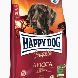 Happy Dog Sensible Africa беззерновой гіпоалергенний корм для собак з м'ясом страуса і картоплею, 12.5 кг