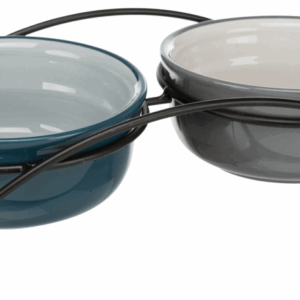 Trixie TX-24535 миски керамическе на підставці 2 × 0,25 л / ø13 см