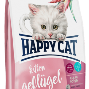 Happy Cat Kitten Geflugel 4кг корм для кошенят з 5 тижнів до 4 місяців