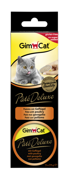 GimCat Pate Deluxe 21р*3шт - паштет для кішок