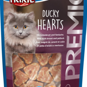Ласощі для котів Trixie TX-42705 PREMIO Ducky Hearts з качиною грудкою і минтаєм 50 г