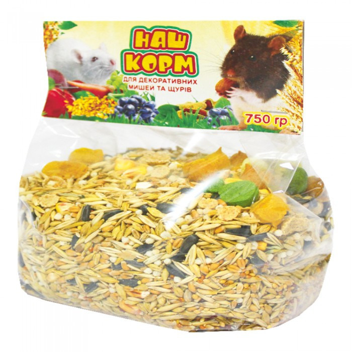 Корм для мишей і щурів Наш Корм 750 г