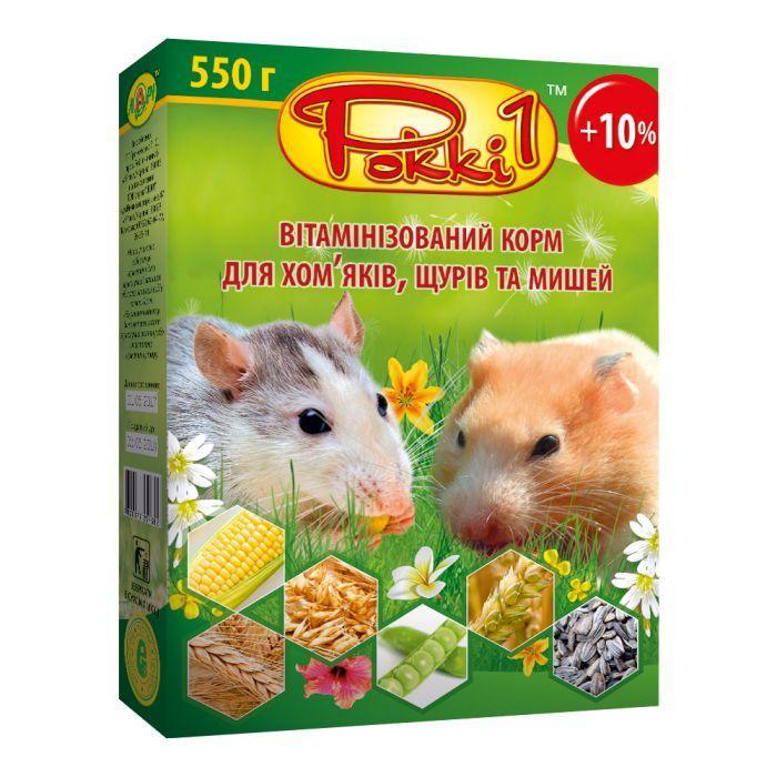 Корм для хом'яків і щурів Роккі-1 550 г