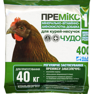 Премікс Чудо для курей-несучок, 400 г O.L.KAR.
