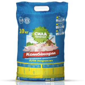 Комбікорм престартер для поросят 5-40 днів в гранулах, 10 кг O.L.KAR.