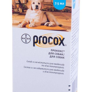 Procox (Прококс) суспензія оральна від гельмінтів для собак (7.5 мл), Bayer