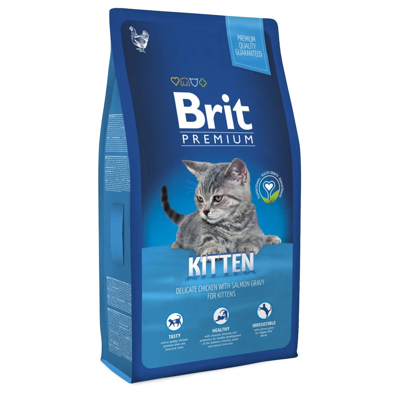 Сухий корм для кошенят Бріт Brit Premium Cat Kitten (курка) 8 кг