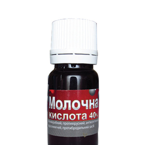 Кислота молочна 40% флакон 10мл, O.L.KAR.