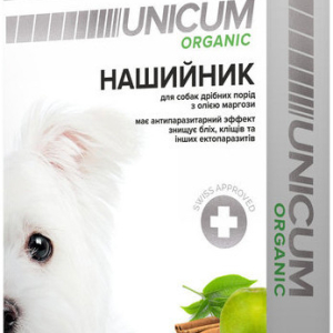 Нашийник UNICUM ORGANIC (Унікум Органік) від бліх та кліщів для собак дрібних порід 35 см