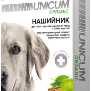 Нашийник UNICUM ORGANIC (Унікум Органік) від бліх та кліщів для собак великих порід 70 см