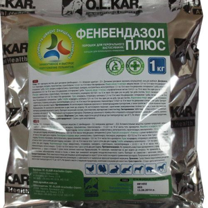 Фенбендазол плюс порошок 1 кг O.L.KAR