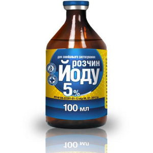 Йод 5% 100 мл O.L.KAR (Ветеринарний)