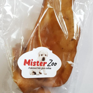 Ласощі Вухо свиняче сушене 1 шт. Mister Zoo