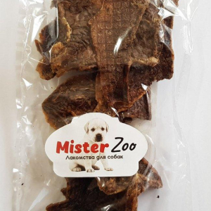 Ласощі Вим'я яловиче сушене  100 г Mister Zoo