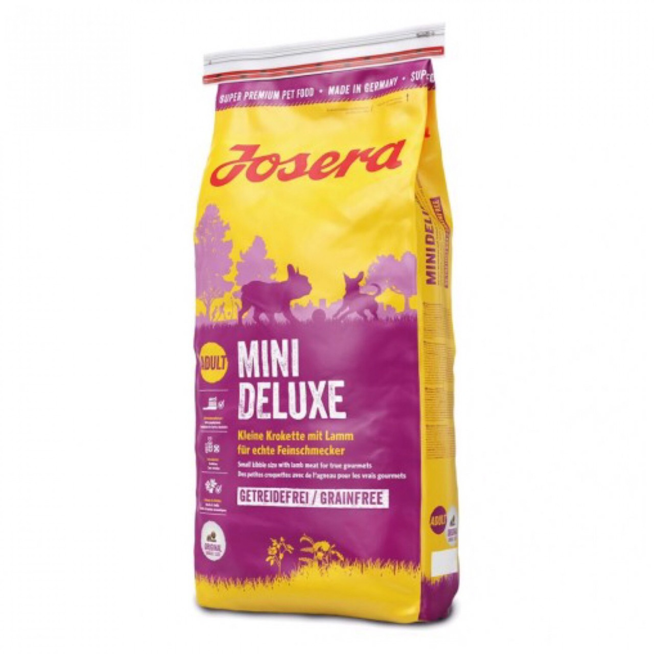 Сухой корм Josera MiniDeluxe (Йозера МініДелюкс) з ягням для собак малих пород, 15 кг