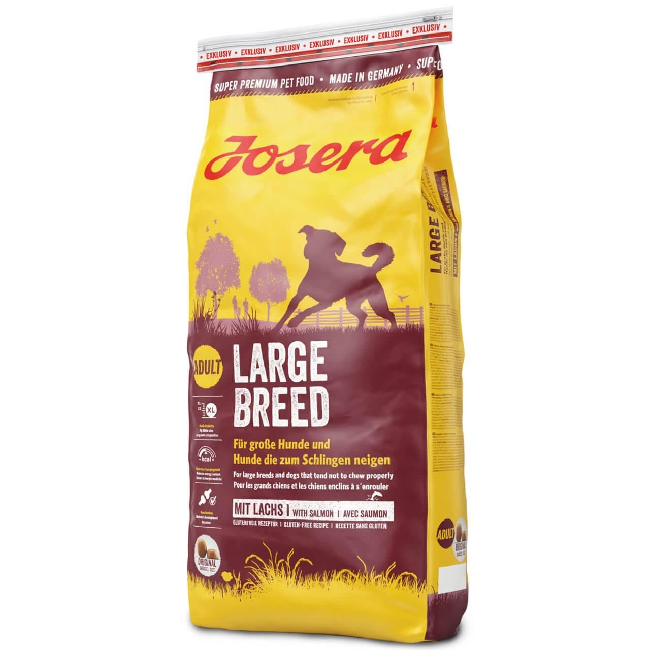 Сухий корм Josera Large Breed (Лардж Брід) для собак великих порід, які часто погано пережовують, 12.5 кг