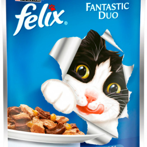 Felix Fantastic Консерви для кішок з індичкою та печінкою в желе 85 г Purina