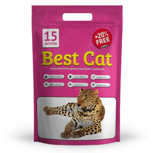 Силикогелевий наповнювач Best Cat Pink Flowers 15 літрів