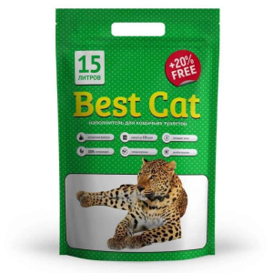 Силикагелевий наповнювач Best Cat Green Apple 15 літрів