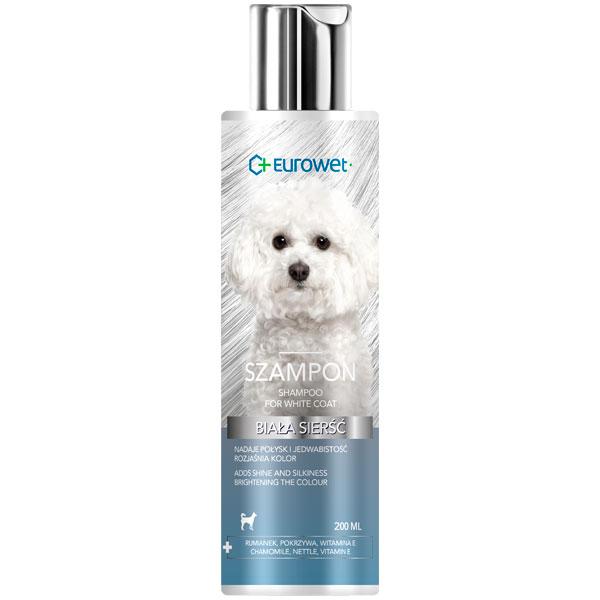 Шампунь для собак світлих забарвлень 200мл (Shampoo For White Coat) Eurowet