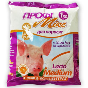 ПрофиМилк Лакто Медіум для поросят від 20 днів (замінник молока для поросят), 1 кг